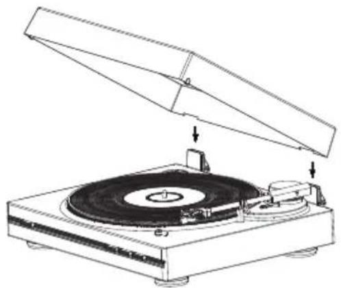 THOMSON TT355 - IMPORTANT. DO NOT MOVE THE TONE ARM BY HAND. USE THE AUTOMATIC PLAY BUTTON CONTROL. - 1