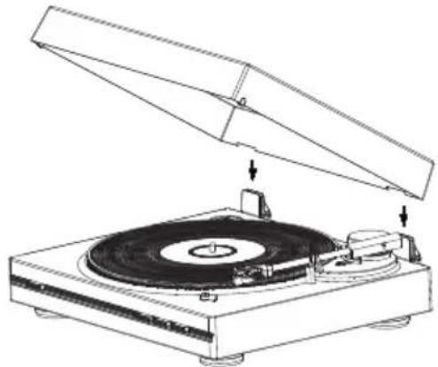 THOMSON TT355 - BELANGRIJK. BEWEEG DE TOONARM NIET HANDMATIG. GEBRUIK DE KNOP AUTOMATISCH AFSPELEN. - 1