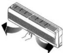 LG MC24AHV - To adjust left/right(Horizontal Airflow) direction - 1