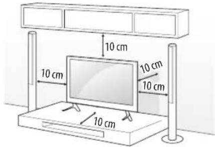LG 55LH530V - Montagem numa mesa - 1