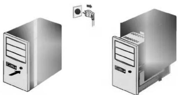 LG CED8083B - Dépose du capot de l'unité centrale - 1