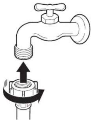 LG W4WV75961 - Collegamento del tubo a vite fillettato - 1