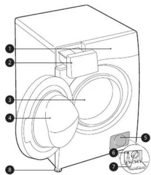 LG W4WV75961 - Vorderansicht - 1