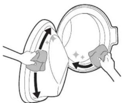 LG W4WV75961 - Was zu reinigen - 1