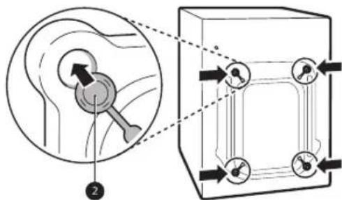 LG W4WV75961 - Rimozione dei bulloni per il trasporto - 2