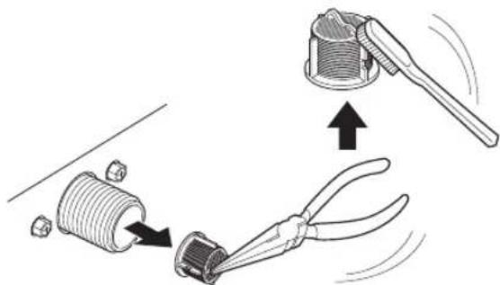 LG W4WV75961 - Pulizia del filtro di mandata dell'acqua - 2