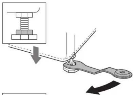 LG W4WV75961 - Regolamento e livellamento dei piedini - 1
