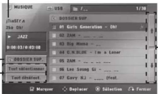 LG LHD756W - Lecture de fichiers indexés MUSIC ACD - 1