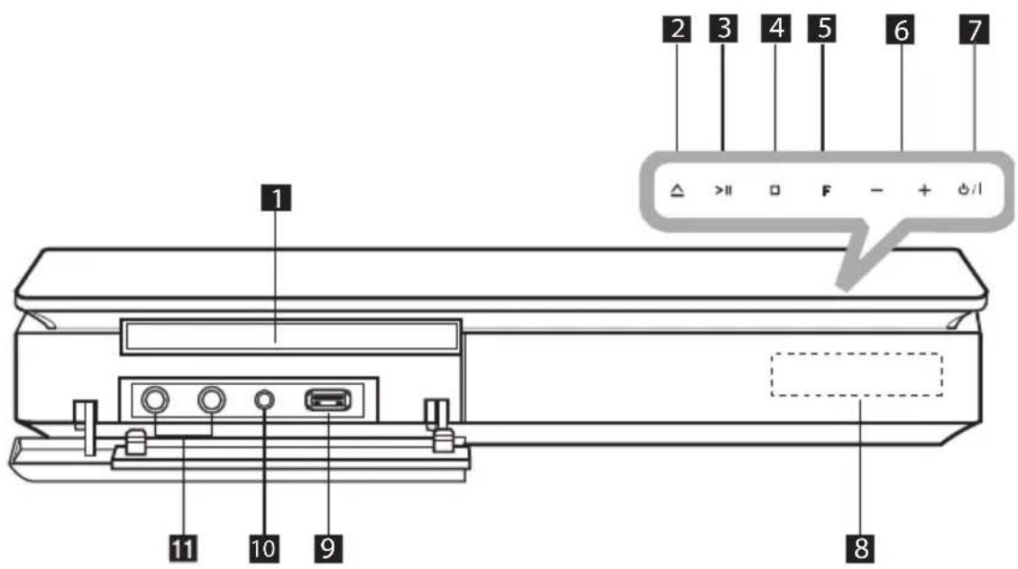LG LHD756W - Panneau avant - 1