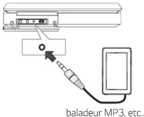 LG LHD756W - Connexion AUDIO IN (PORT. IN) - 1