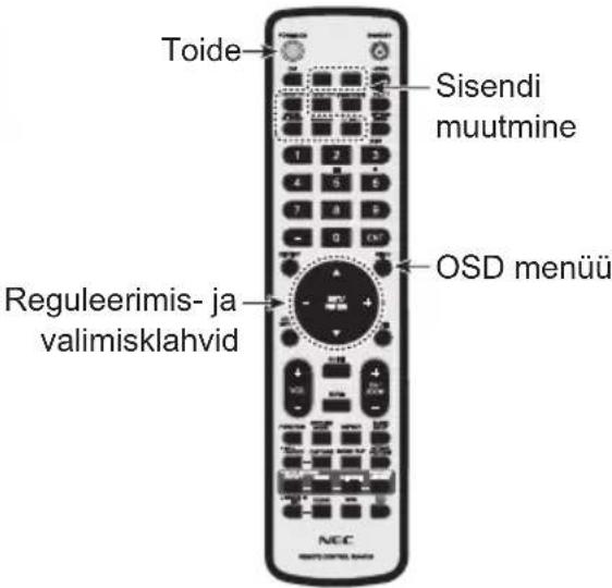 NEC MultiSync ME651 - Kuvari ja välisseadme toite sisselülitamine - 2