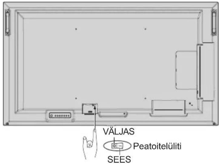 NEC MultiSync ME651 - Kuvari ja välisseadme toite sisselülitamine - 1