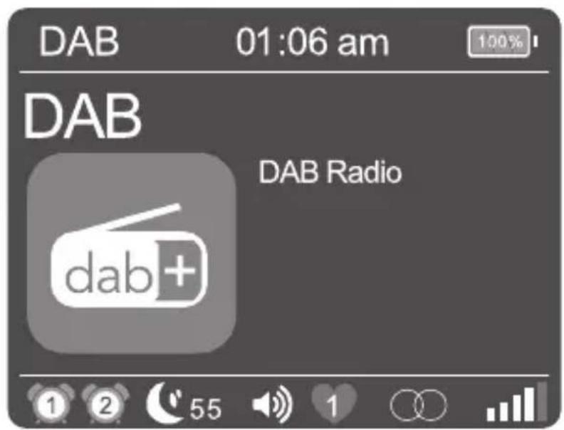 KENWOOD CRM30DAB - Information on LCD display - 1