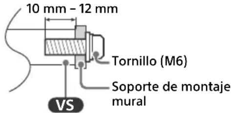 SONY Bravia KD75X85KP - Información para la instalación del soporte de montaje mural - 1