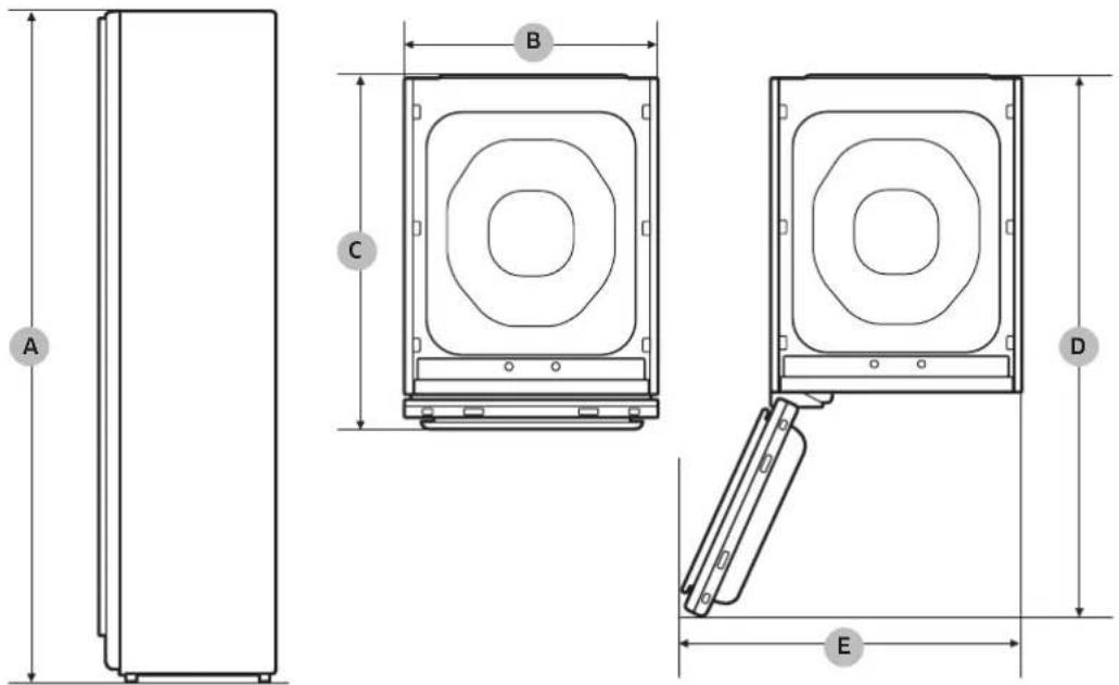 SAMSUNG DF60A8100HG - Fiche de spécifications - 1