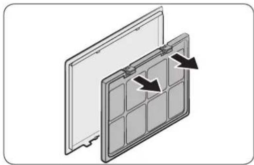 SAMSUNG DF60A8100HG - Nettoyage du filtre à air - 1