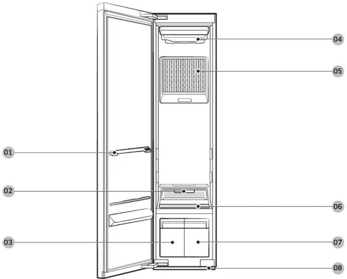 SAMSUNG DF60A8100HG - Présentation de l'appareil - 1