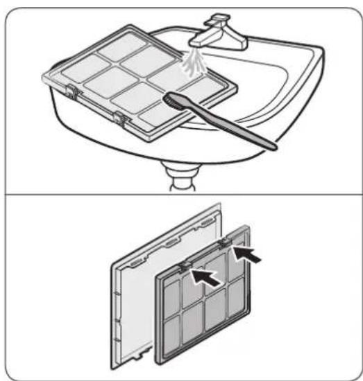 SAMSUNG DF60A8100HG - Nettoyage du filtre à air - 2