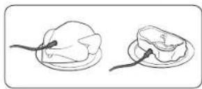 SAMSUNG NV7B44403AB - Cooking with the meat probe (applicable models only) - 1