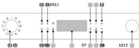 SAMSUNG NV7B44403AB - Pannello di controllo - 1