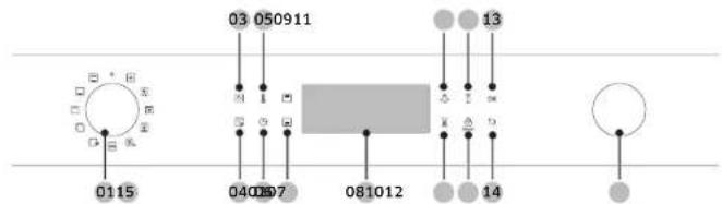 SAMSUNG NV7B44403AW - Ovladaci panel - 1