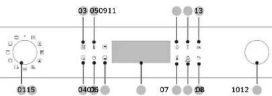 SAMSUNG NV7B4535YAK - Pannello di controllo - 1
