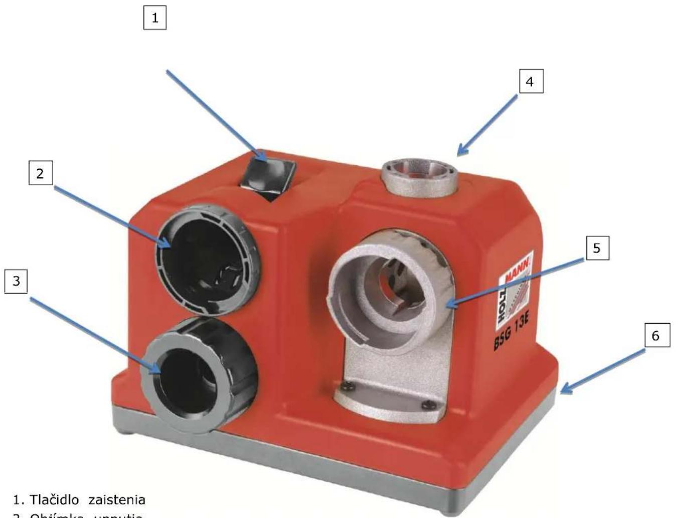 Holzmann BSG13E - Prehl'ad ovladacich prvkov a componentov - 1