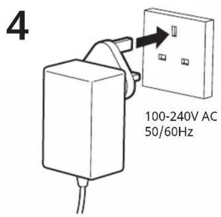 4 100-240V AC 50/60Hz