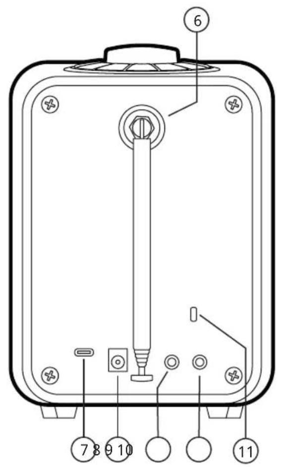 Technical diagram of a device with numbered components, likely an electrical or mechanical component layout.