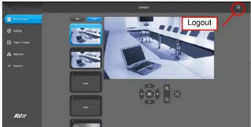 AVer CAM550 - Making a Connection through the Browser - 3