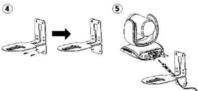AVer CAM550 - Wall Mount Installation - 2