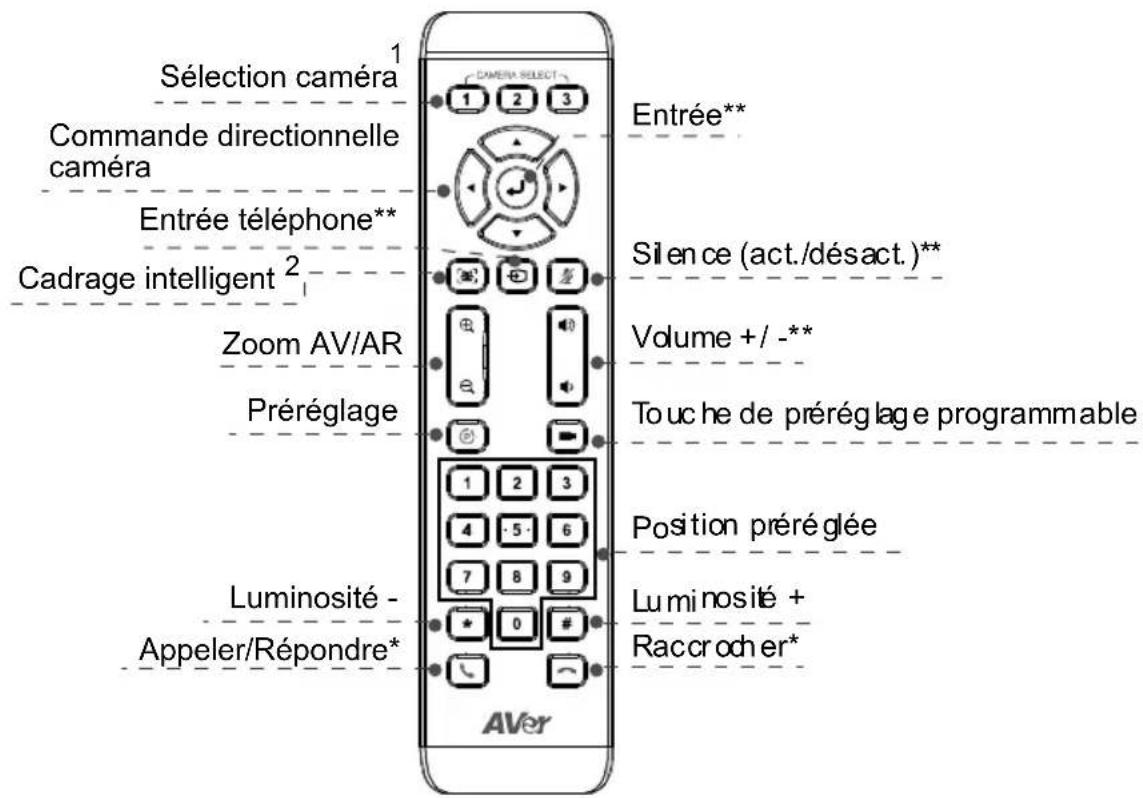 AVer CAM540 - Télécommande - 1