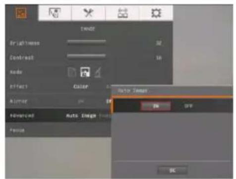 AVer AVerVision F70W - Navigation dans le menu et les sous-menus - 2