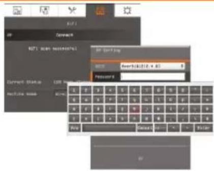 AVer AVerVision F70W - Ecran du menu - 1