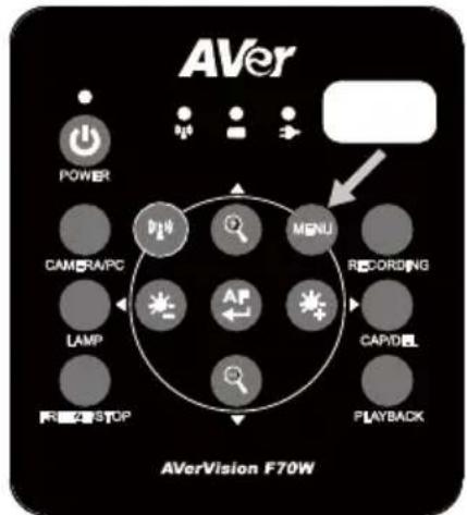 AVer AVerVision F70W - Connexion du F70W au WLAN - 1