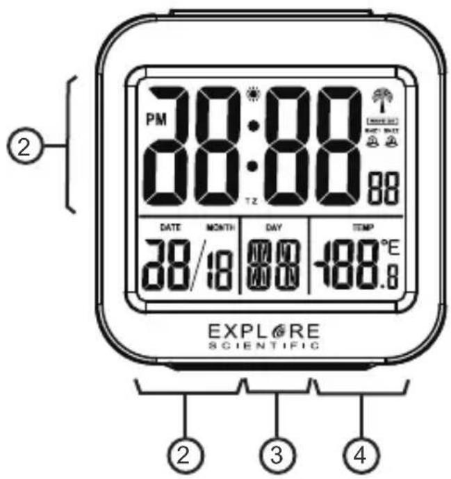 Explore Scientific RDC 1008 - Écran LCD - 1