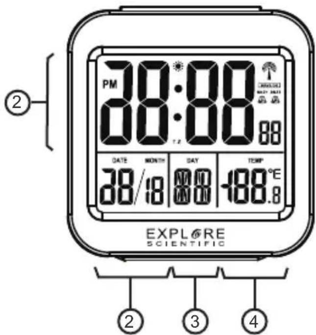 Explore Scientific RDC 1008 - LCD-ANZEIGE - 1