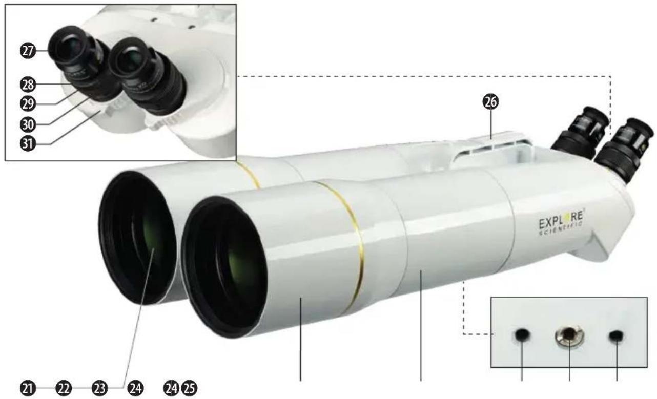 Explore Scientific BT100SF - Jumelles géantes - 1