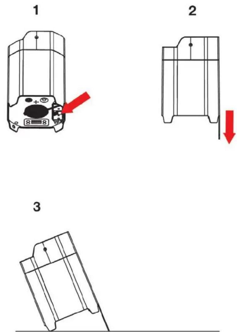 Adj Mirage Q6 Pak - Béquille pour placement au SOL - 1
