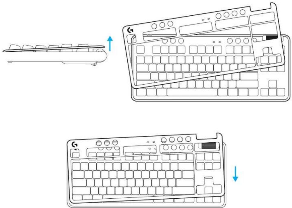 LOGITECH G715 - VÝMĚNA VRCHNÍ DESKY - 1