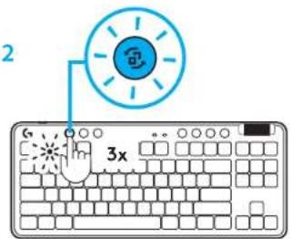 LOGITECH G715 - ПІДКЛЮЧЕННЯ ЗА ТЕХНОЛОГІЄЮ BLUETOOTH - 2