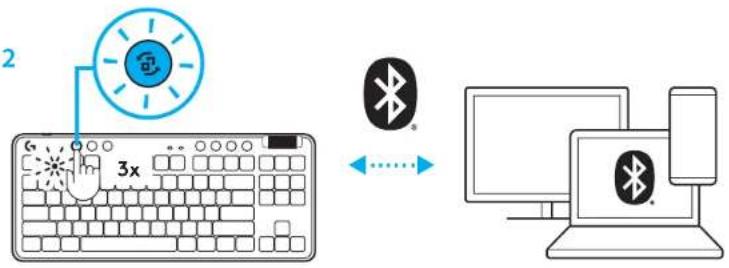 LOGITECH G715 - ПОДКЛЮЧЕНИЕ ПО BLUETOOTH - 2