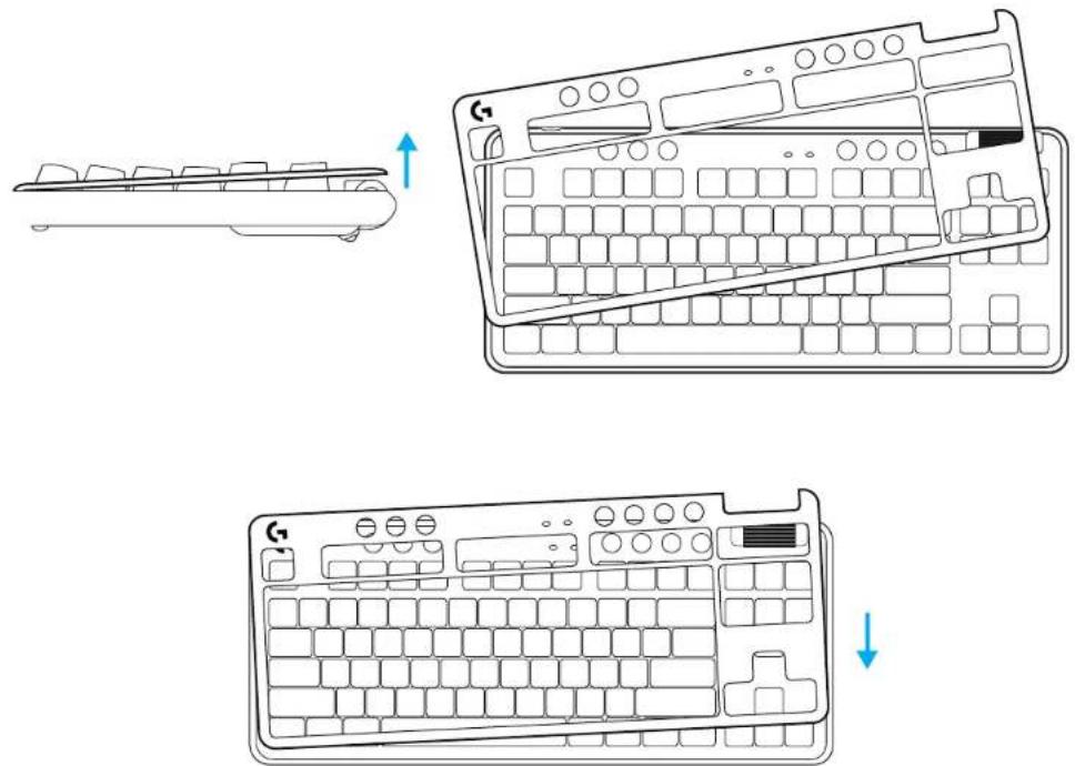 LOGITECH G715 - PINTALEVYN VAIHTAMINEN - 1