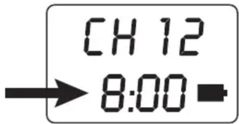 LINE 6 XDV75HS - Fonctions d'affichage de l'autonomie des piles - 1