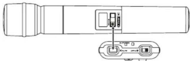 LINE 6 XDV75HS - Verrouillage, déverrouillage et coupure de l'émetteur - 1