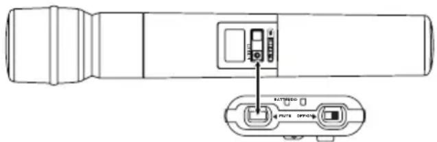 LINE 6 XDV55HS - RéGLAGE DES AUTRES FONCTIONS DE L'ÉMETTEUR Verrouillage, déverrouillage et coupure de l'émetteur - 1