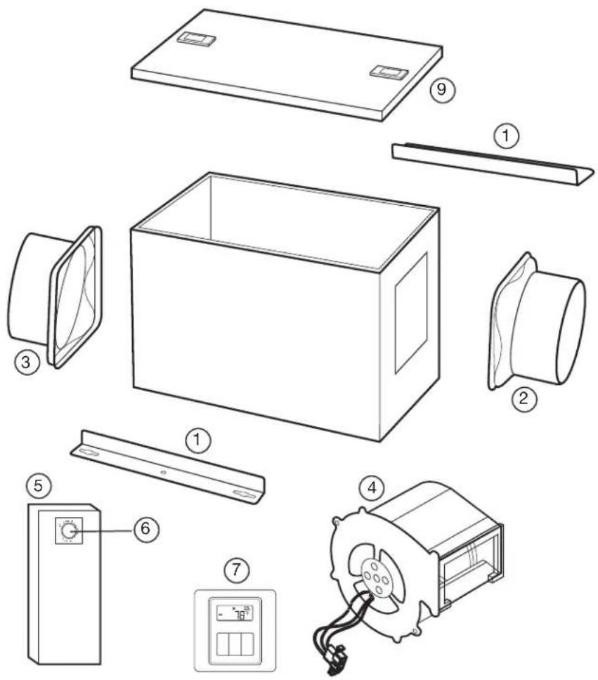 Air King F130D - REPLACEMENT PARTS DIAGRAM - 2