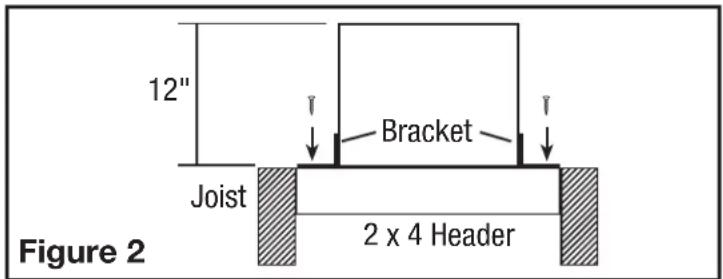Air King F130D - Mounting the Fan - 2