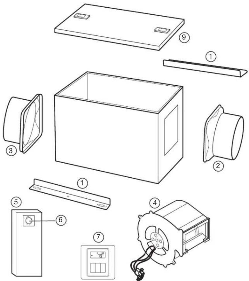 Air King QFAMD - SCHEMA Des PIECES de rechange - 2