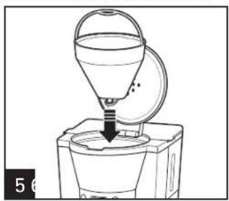 HAMILTON BEACH 46899A - Comment faire du café glacé (sur les modèles avec une verseuse isolante uniquement) - 5
